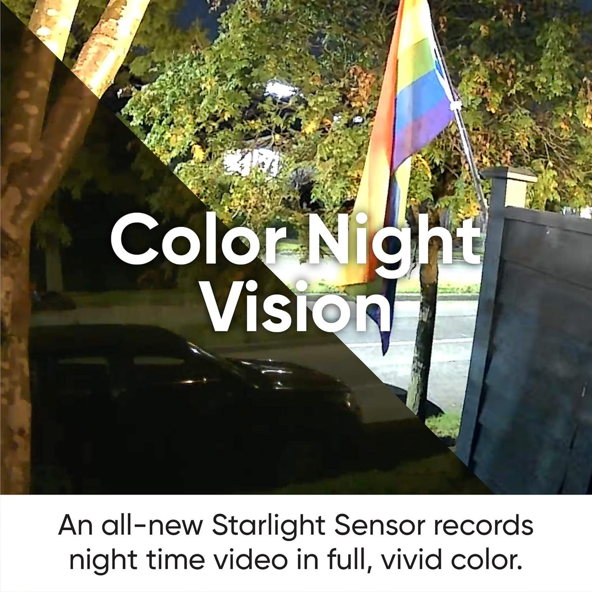 1080p HD Indoor/Outdoor Video Camera with Color Night Viewing and 2-Way Audio O806