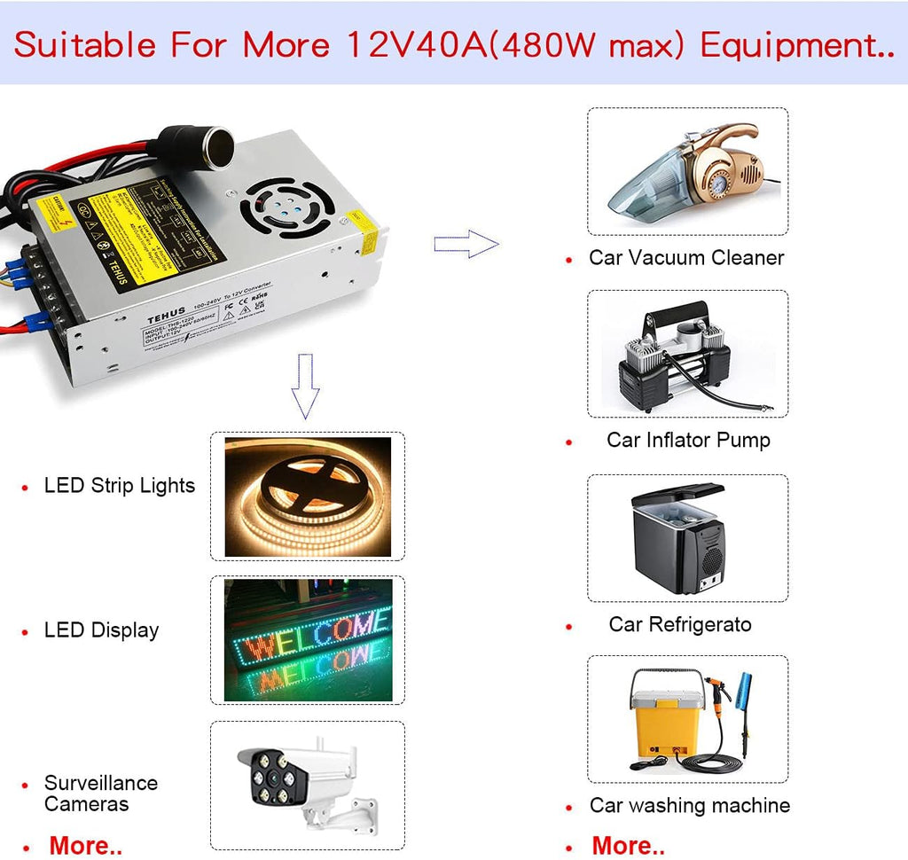 110V/220V to DC 12V 20A 240W Switching Power Supply B71823