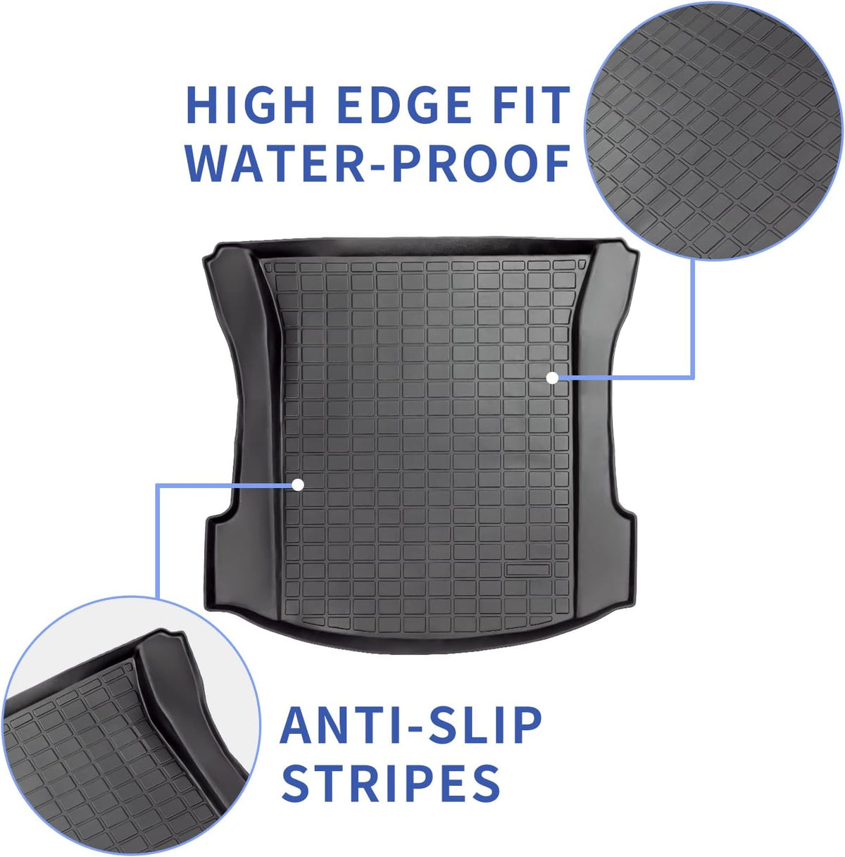 Trunk Mat Cargo Liner 3PCS TPE Z5871