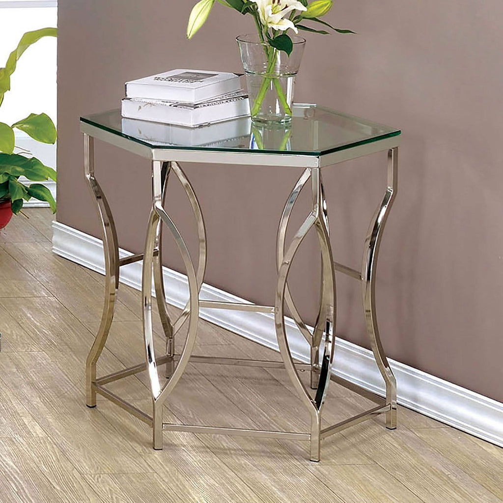 Chrome End Table T9671
