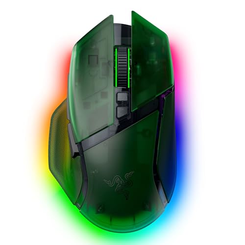Black Wireless Gaming Mouse with HyperScroll Tilt Wheel W7467