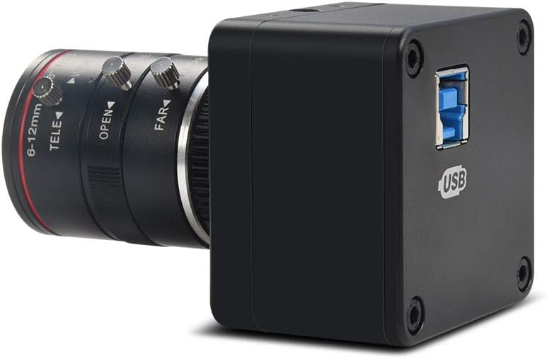 4K USB Camera with 6-12mm Varifocal Manual Lens Webcam Y644