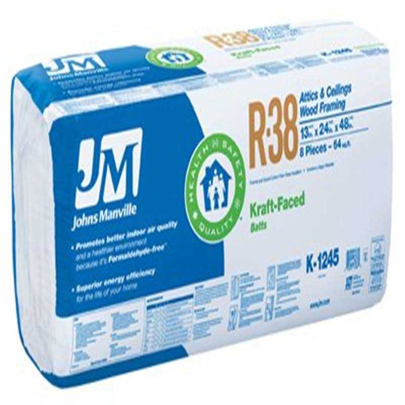 R38 Kraft Batt Fiberglass Insulation 64 Sq. Ft. A4473