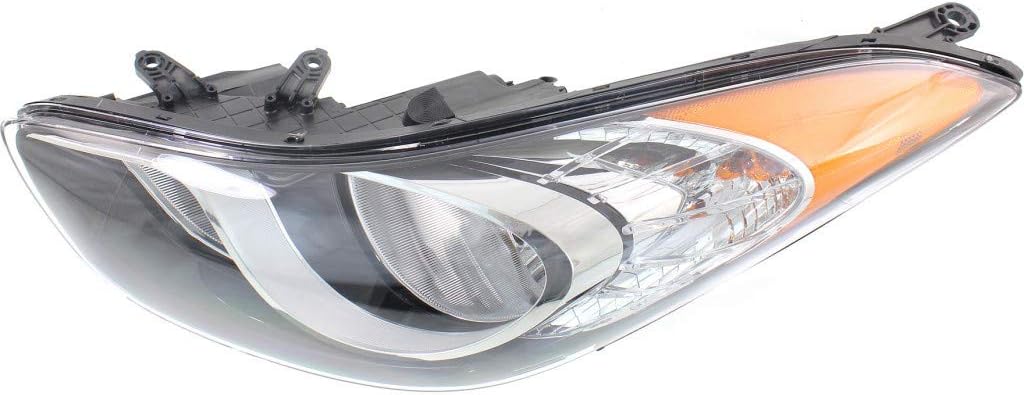 Headlight Assembly Passenger Side Halogen Sedan B7270