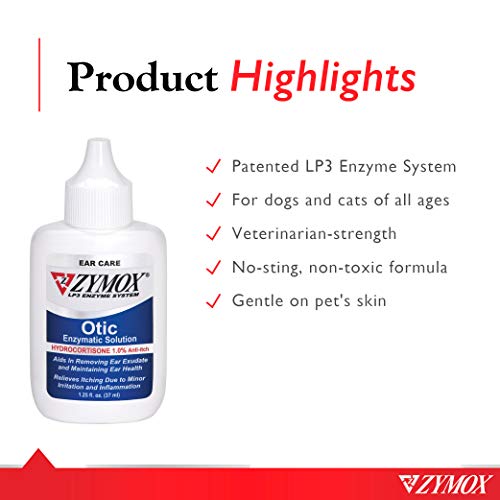 1.25oz Otic Enzymatic Solution with 1% Hydrocortisone X187617