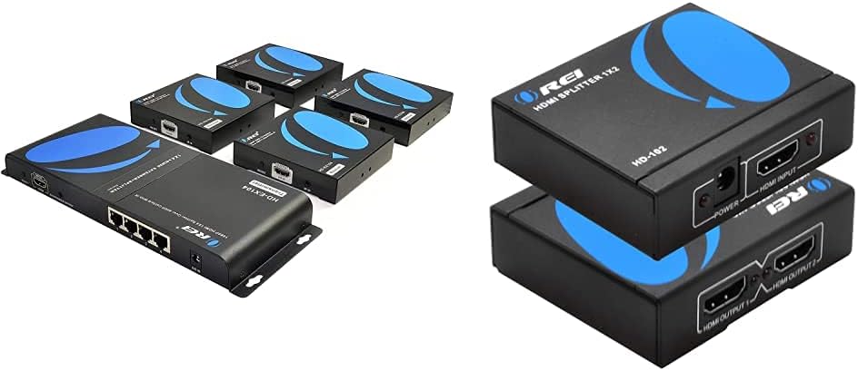 1x8 HDMI Extender Splitter Over Single Cable CAT5e/6/7 with IR Remote P7039