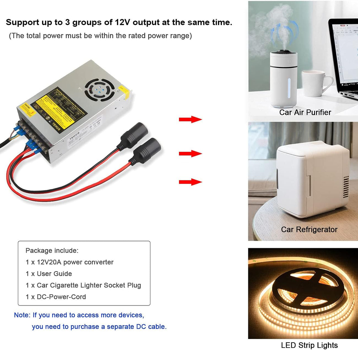 110V/220V to DC 12V 20A 240W Switching Power Supply B71823