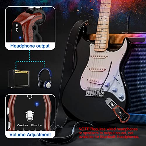 Guitar Headphone Amp for Electric Guitar and Bass with 5 Effects V7697