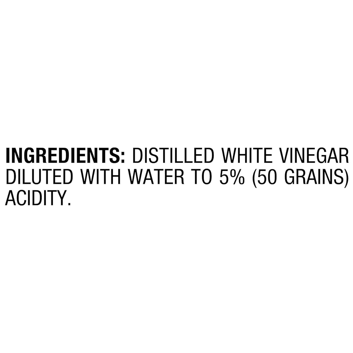 Distilled White Vinegar, 5% Acidity, 16 Fl Ounce Q999173