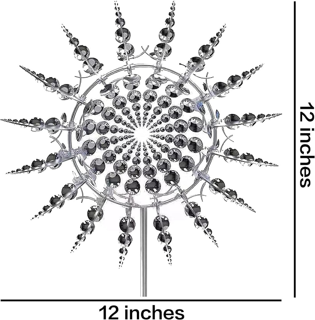 White Kinetic Windmill Spinner S83790