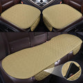 Black Leather Car Seat Bottom Covers with Pocket G719047