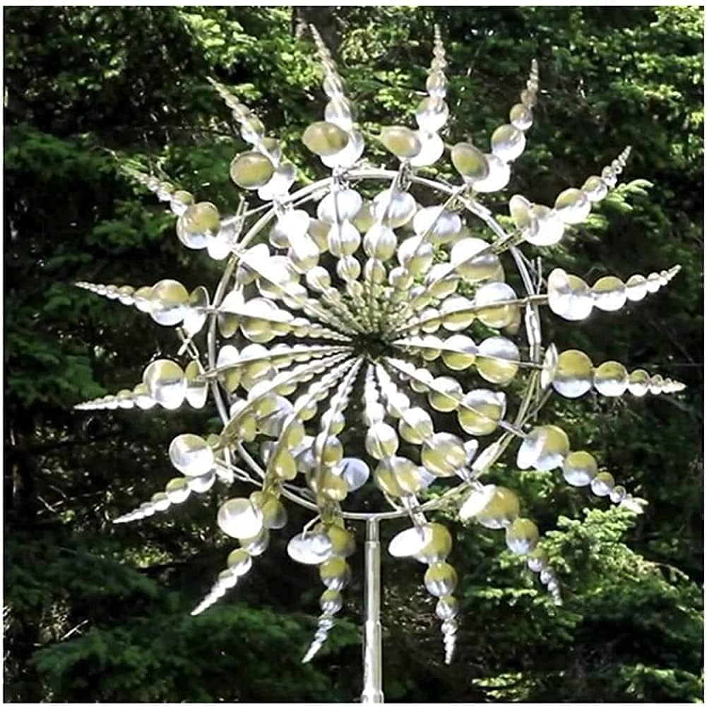 White Kinetic Windmill Spinner S83790