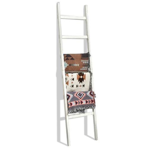 Black 6.4ft Wooden Blanket Ladder G41259