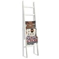 Black 6.4ft Wooden Blanket Ladder G41259