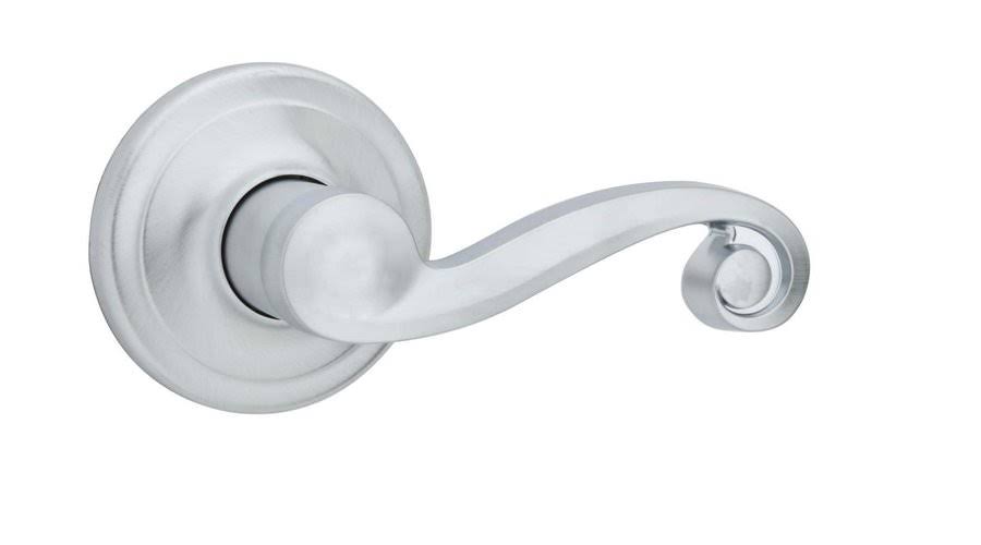 Bright Brass Left Hand Double Cylinder Handleset Trim C387