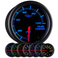 Black 7 Color 100 PSI Fuel Pressure Gauge Kit Q19993