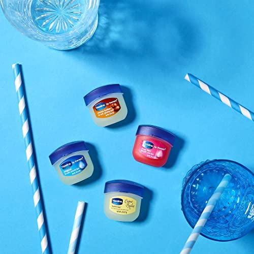 Mini Lip Balm, Petroleum Jelly, 0.25 Oz (Pack of 4) I15761