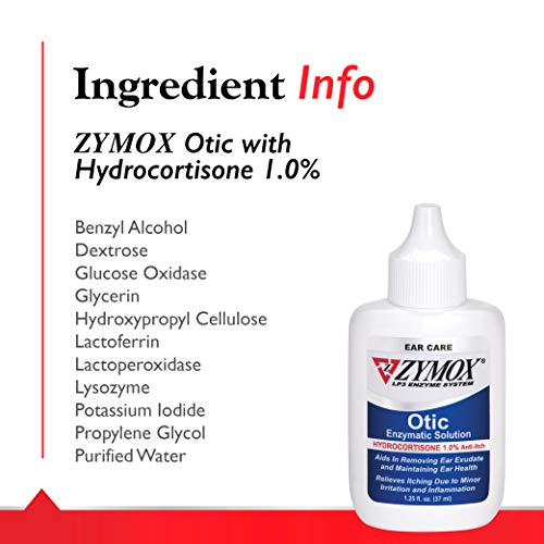 1.25oz Otic Enzymatic Solution with 1% Hydrocortisone X187617