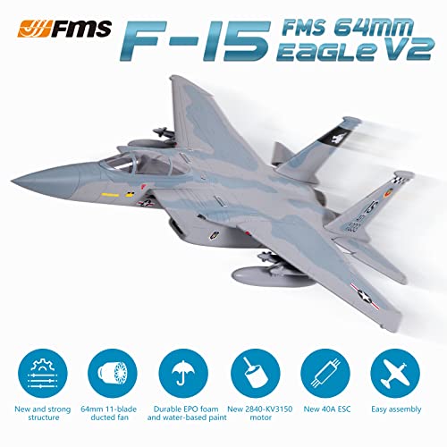 64mm Ducted Fan EDF Sport Jet Remote Control Plane H67183