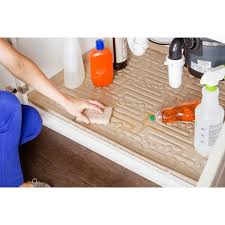 Under Sink Kitchen Cabinet Mat 37 x 22 inch Beige Q551105