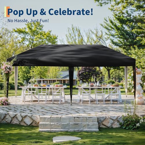 White Pop Up Canopy Tent with Roller Bag G9120
