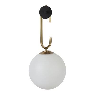 1-Light Plug-In Armed Sconce O2054