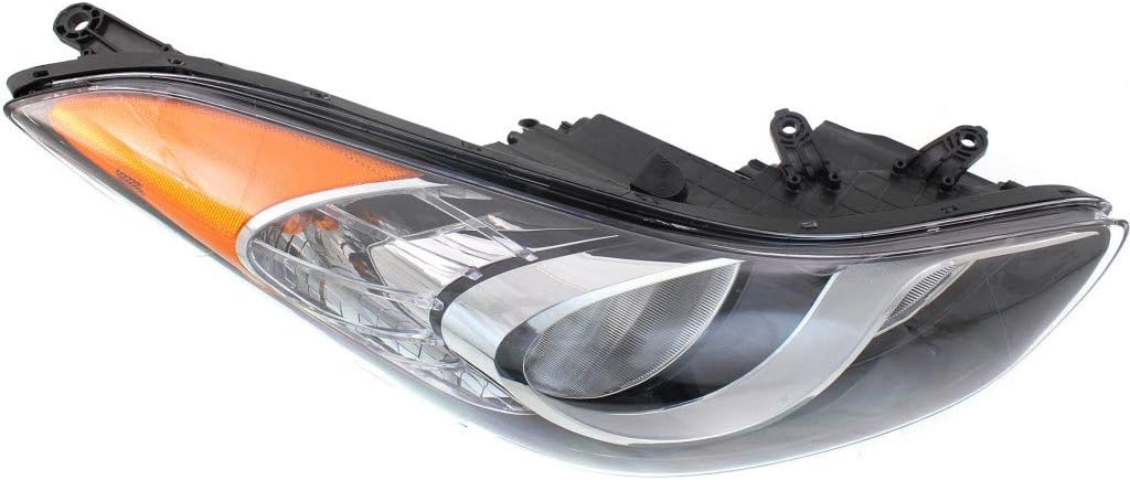 Headlight Assembly Passenger Side Halogen Sedan B7270