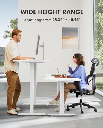 48 x 24 Inches Height Adjustable Electric Standing Desk with Memory Y52397