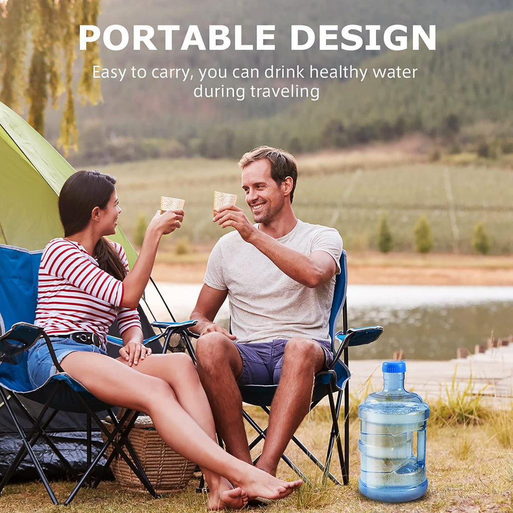 Plastic 5 Gallon Water Bottle with Cap PVC A5996