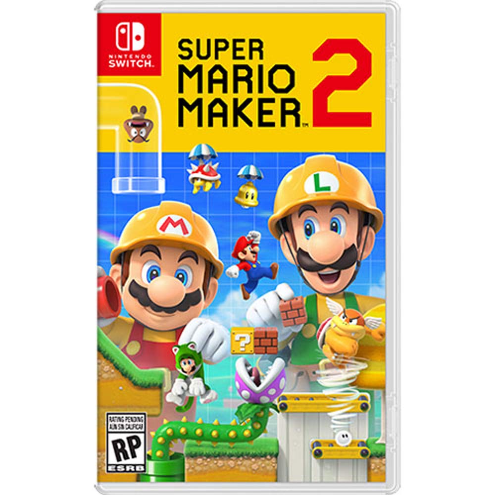 32 GB Console with Neon Blue & Red Joy-Con Bundle with Mario Kart 8 Deluxe + Super Mario Party + Super Mario Maker 2 + Minecraft D26463