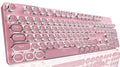Pink Wireless Mechanical Keyboard with White Backlit N44369