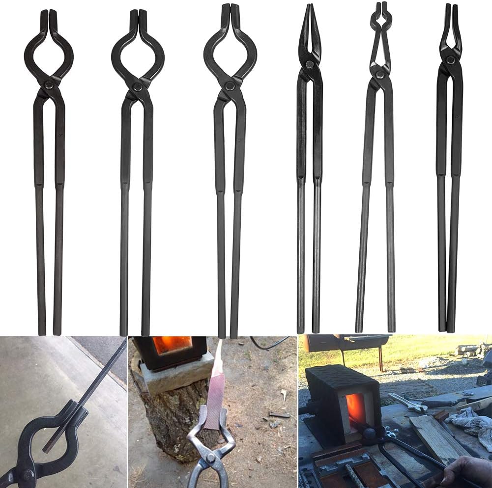 Blacksmith Forge Tongs Set 6 Pcs U1560