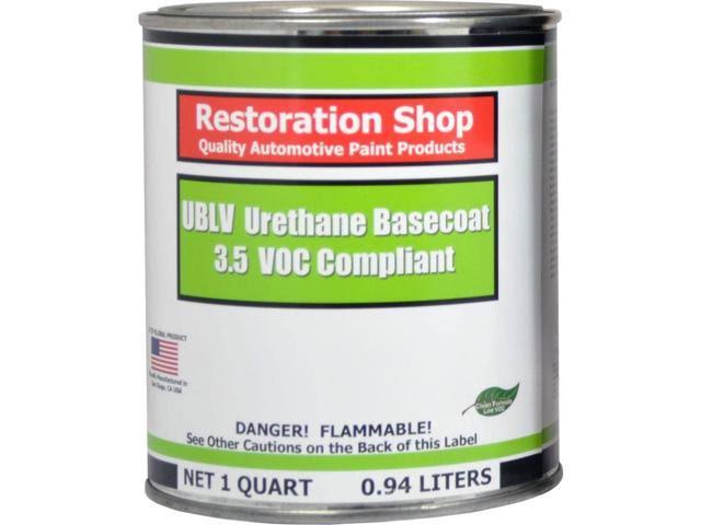 1 Quart Low VOC Urethane Basecoat Auto Body Paint, Green U6034