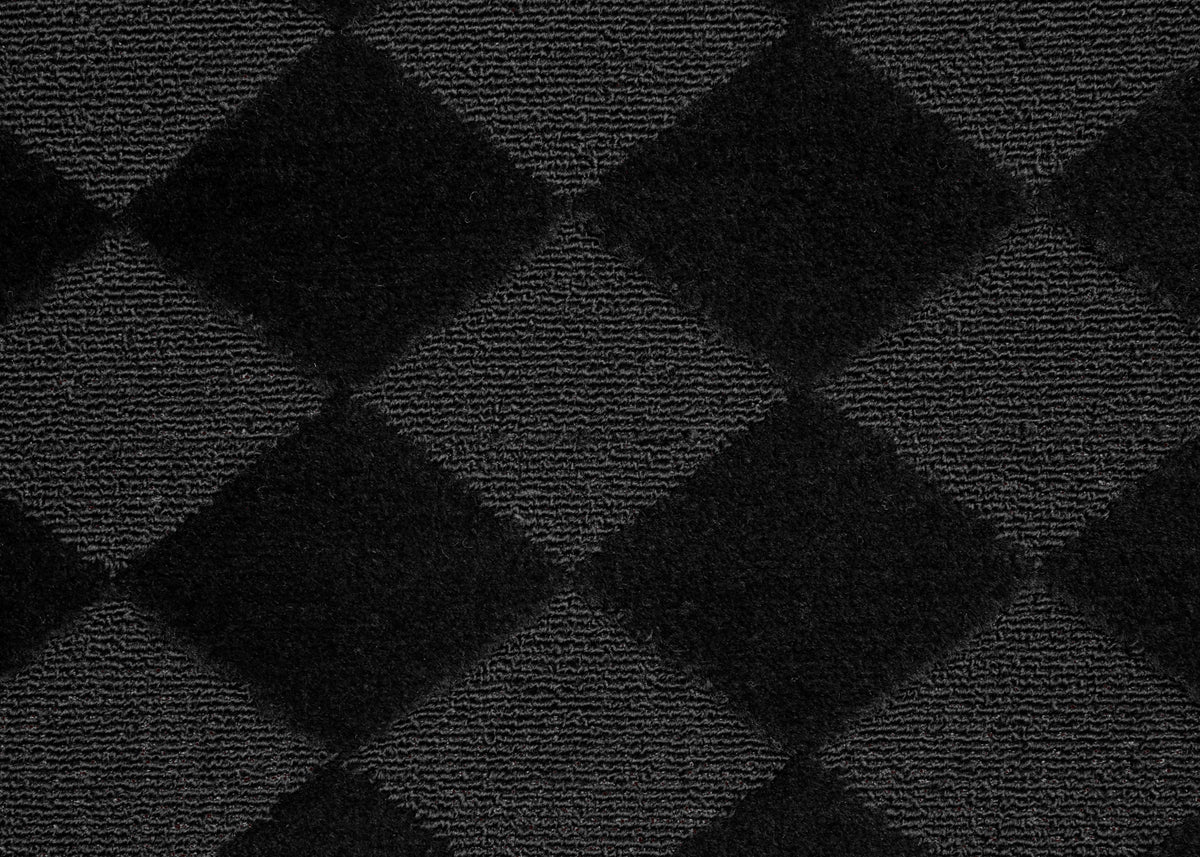 Black 7 ft. 6 in. x 9 ft. 6 in. Large Area Rug R2987