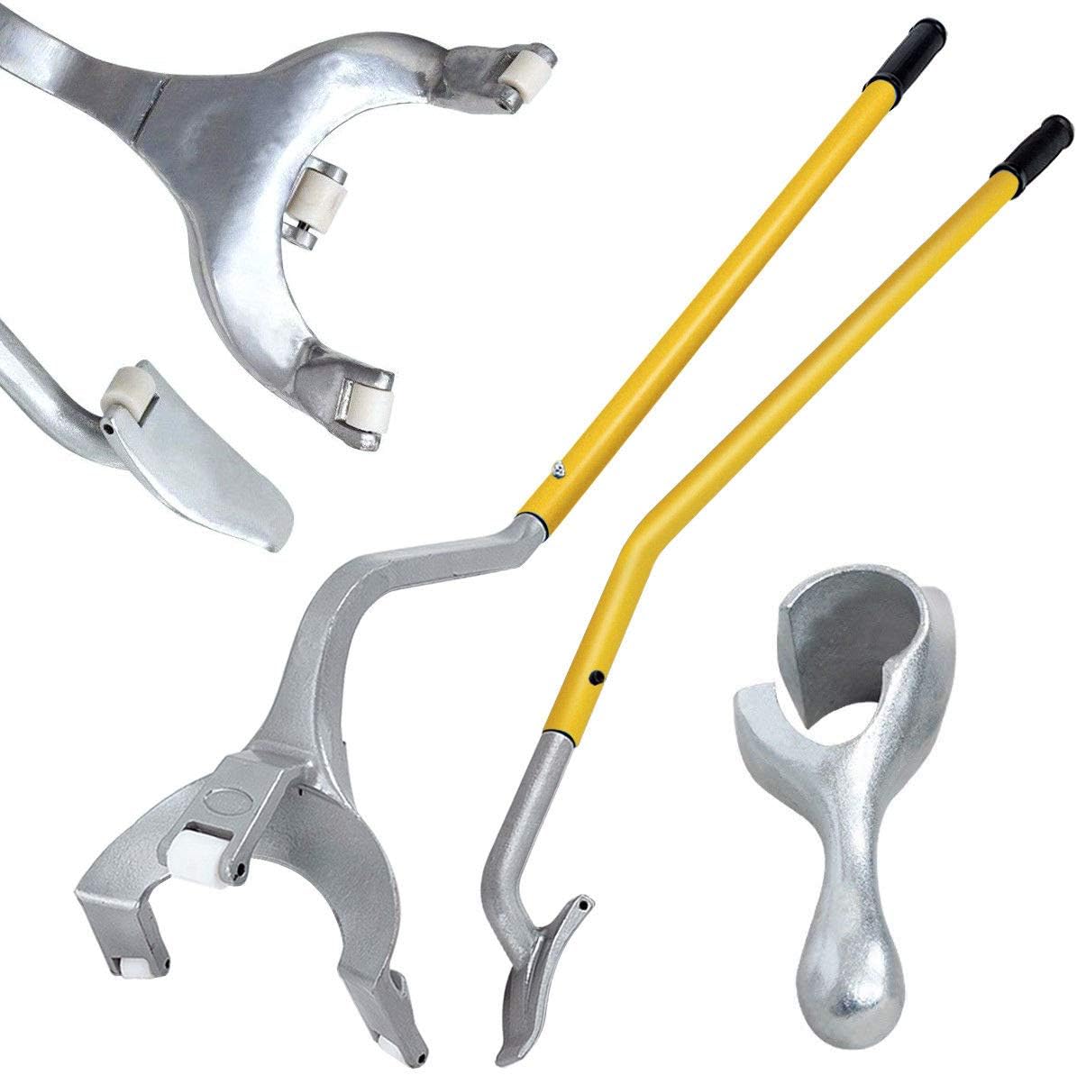Steel Tire Mount Demount Tool Kit with Bead Breaker (Blue) F6215