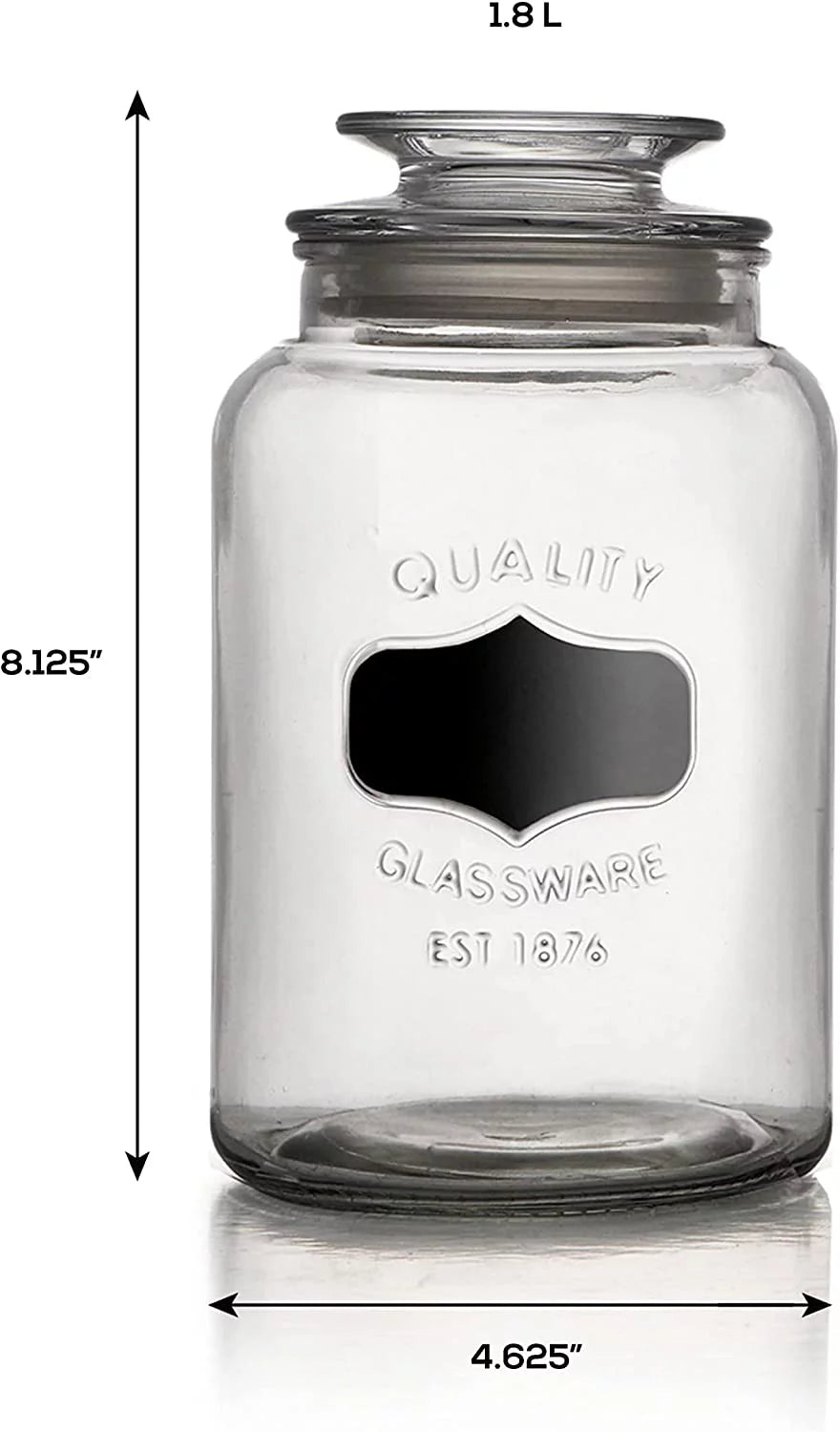 Clear Glass Food Storage Containers Set of 3 L698
