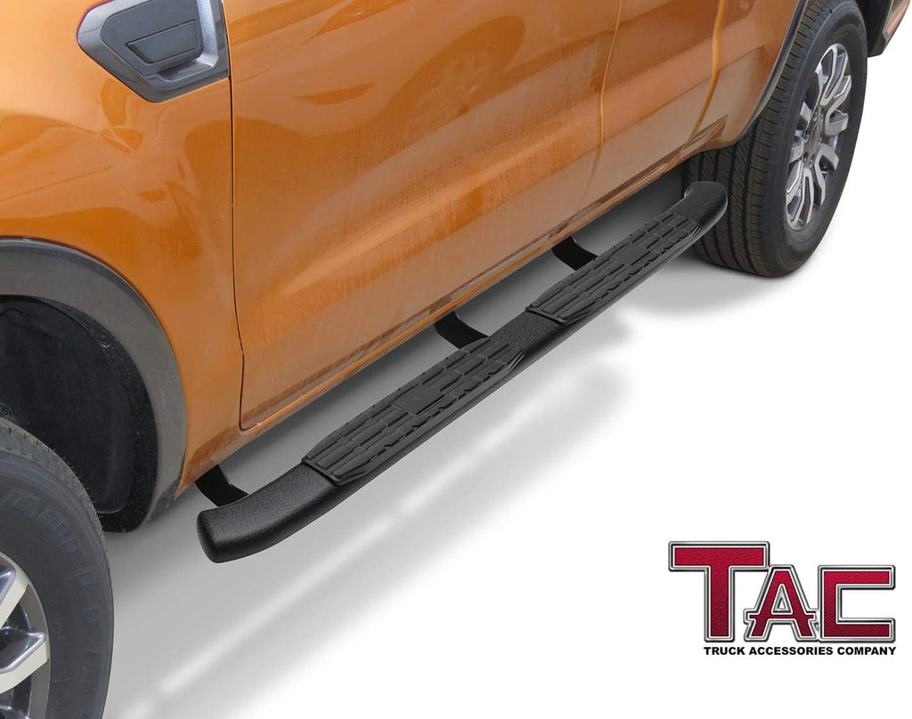 Black Texture Side Bars for Ford Ranger Super Cab Pickup (2pcs) U8752
