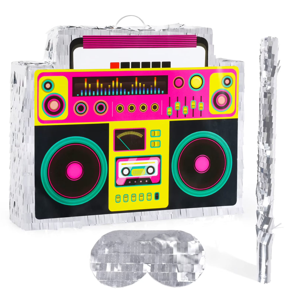 Boombox Pinata with Stick & Hanging Loop T168070