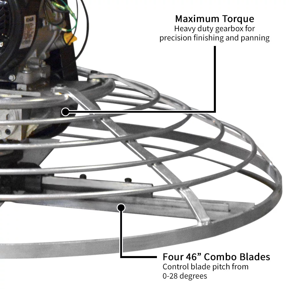 46" Gas Concrete Wet Power Trowel T15525