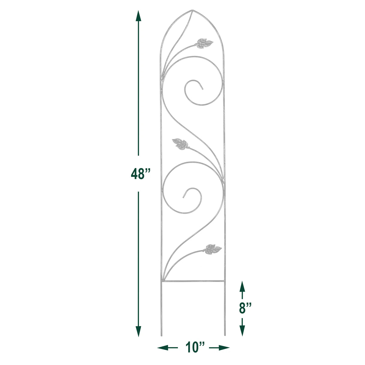 Metal Arched Trellis D103840