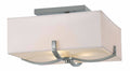 Brushed Nickel 3 Light Flush Mount B550