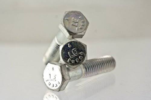 9/16-18 x 2 1/2 Grade 5 Hex Cap Screw Zinc Plated (25) H5588