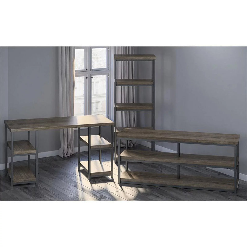 Weathered Oak Bookcase C67159