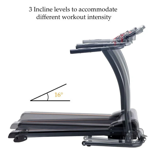 Foldable Incline Motorized Treadmill V843