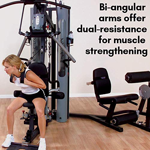 210lbs Multi-Station Gym Machine with Leg and Calf Press Attachment T128806