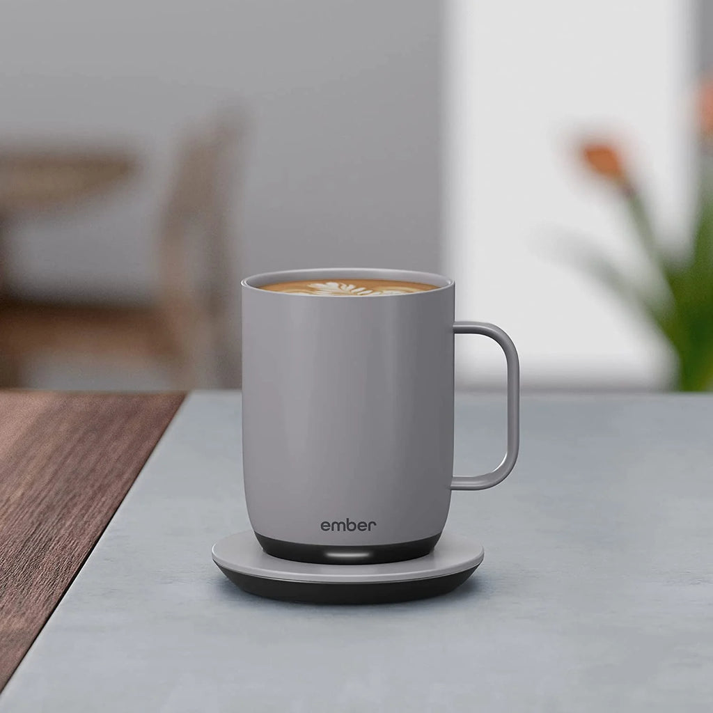 14 oz Grey App Controlled Heated Coffee Mug P211