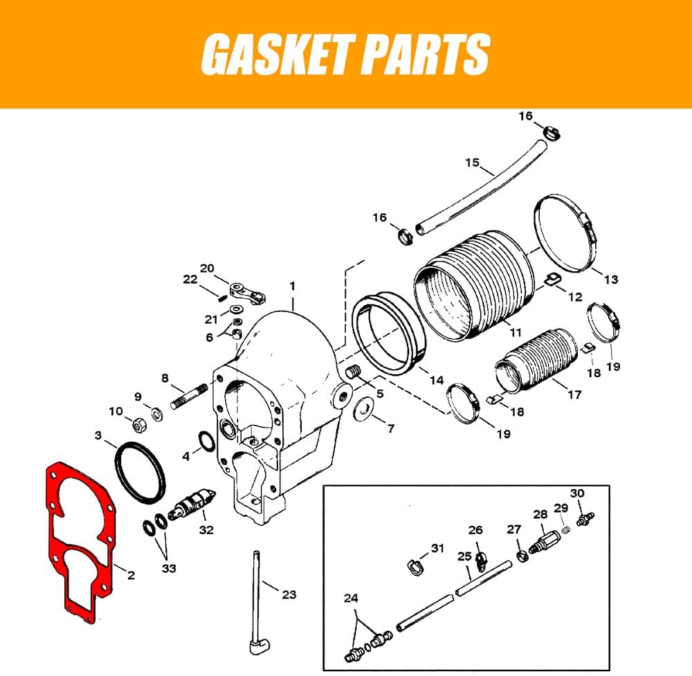 Intermediate Lower Shift Cable Kit Pack of 2 J764