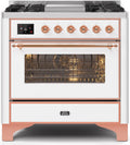 White Dual Fuel Natural Gas Range I32848
