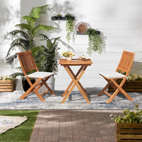 3 Piece Acacia Wood Folding Patio Bistro Set R5148