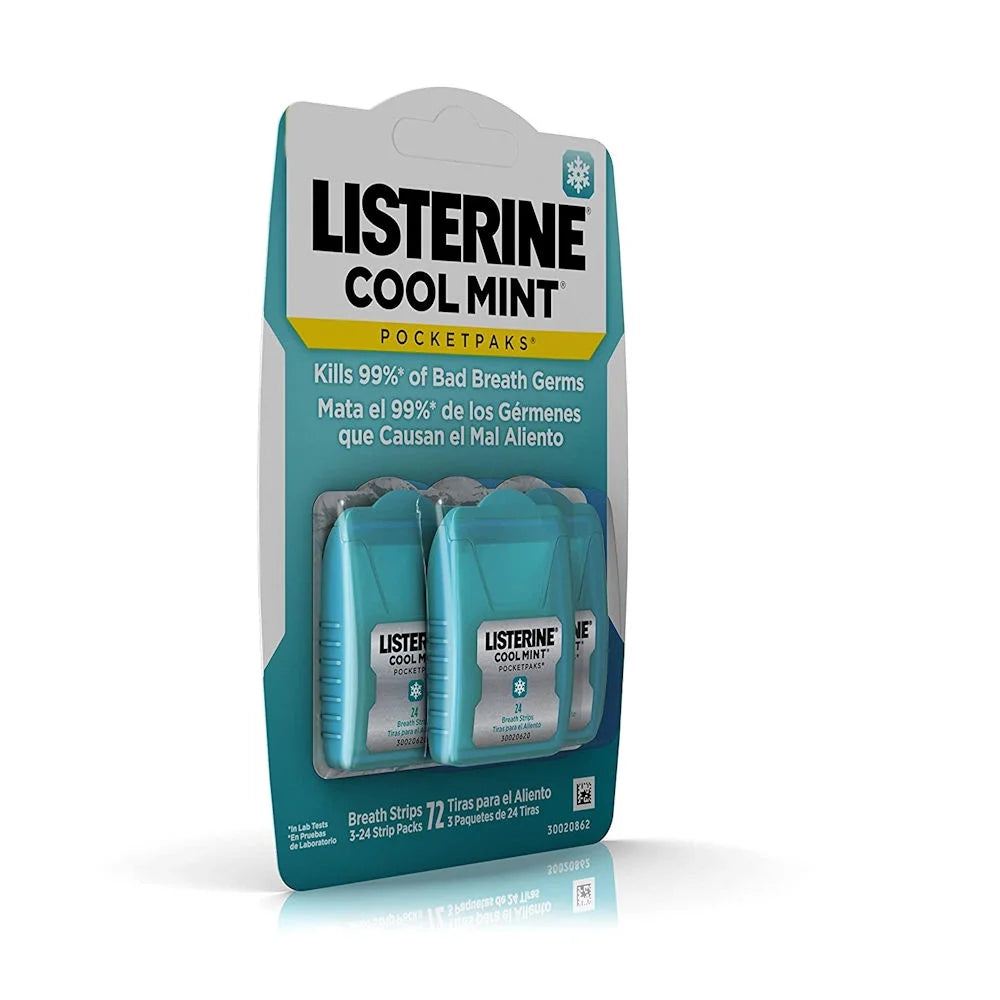 Cool Mint Breath Strips 72 Each (Pack of 6) T585158